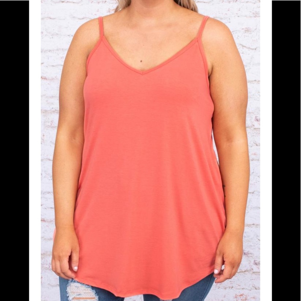Deep Coral Sun Tank 🌞⛱ NWT